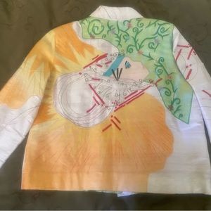 Vintage Silk Colorful Embroidered Jacket